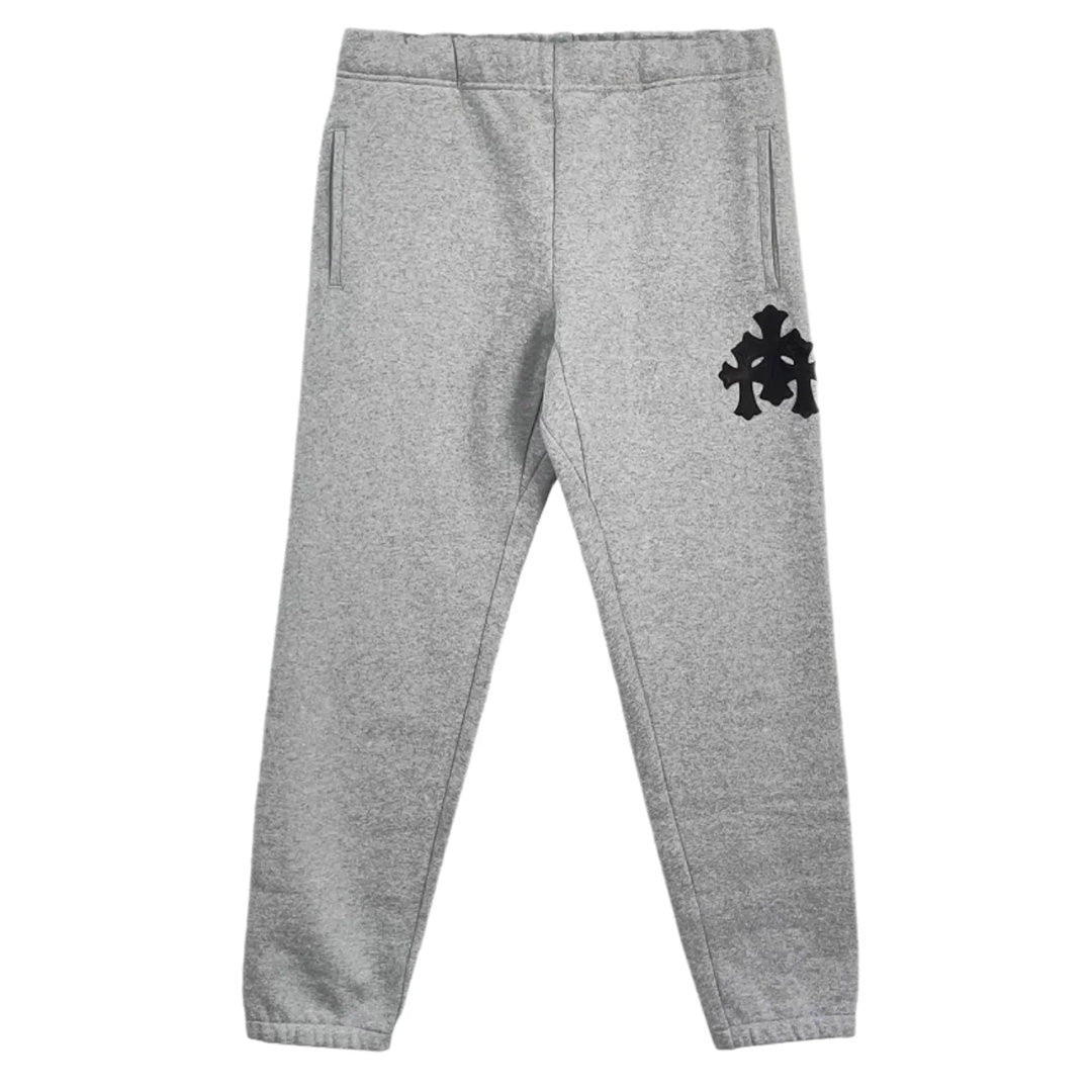 Chrome Hearts Paper Jam Triple Cross Sweatpants Grey