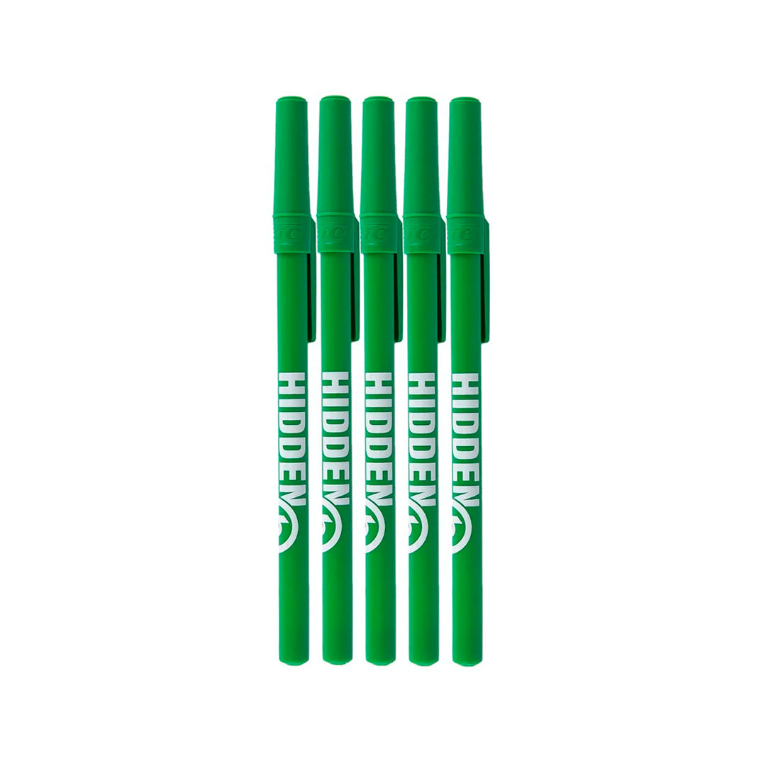 Hidden NY Pen Set of 10 Green
