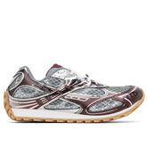 Bottega Veneta Orbit Burgundy Silver