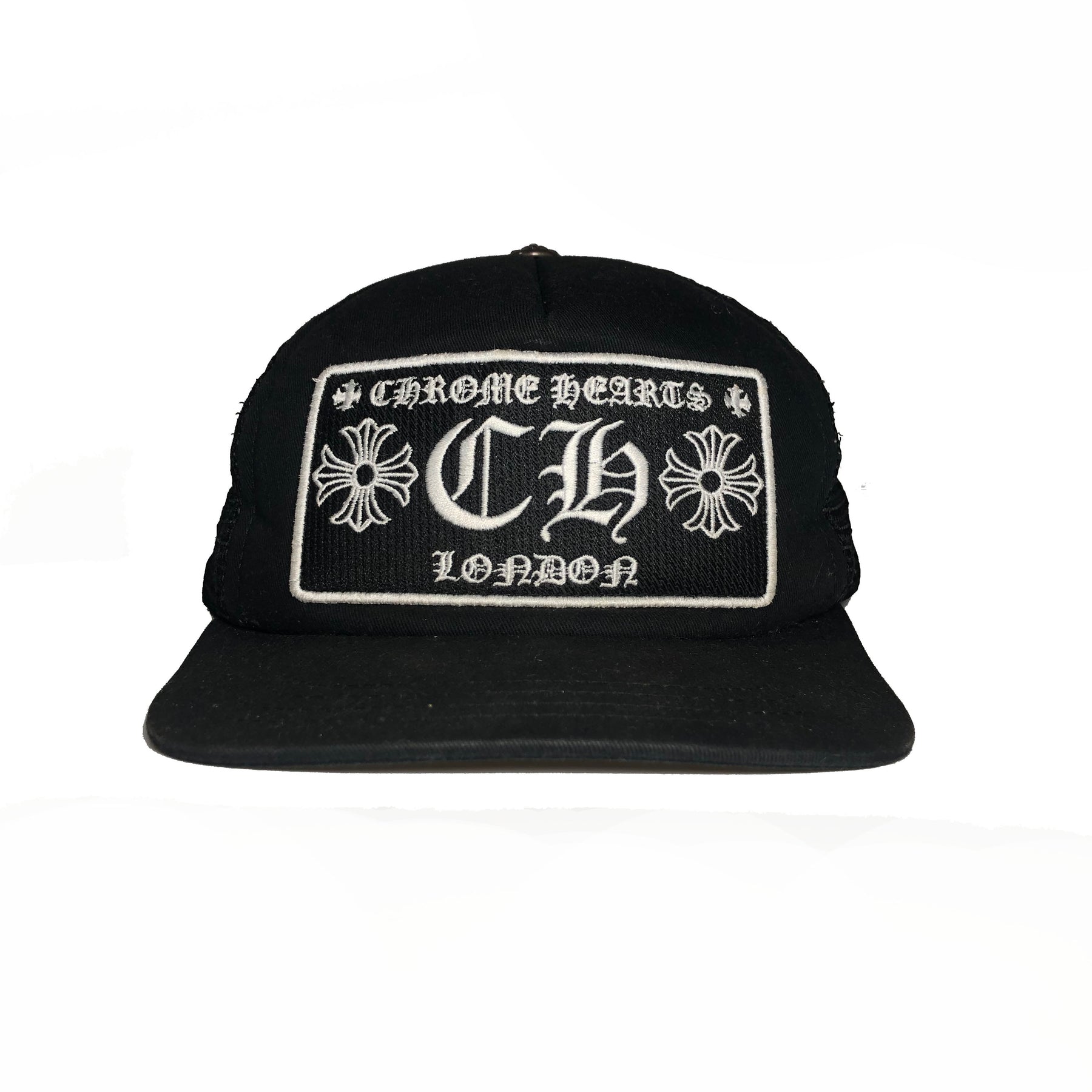 Chrome Hearts CH London Trucker Hat Black