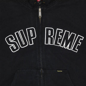 Supreme Reflective Arc Hooded Work Jacket Black