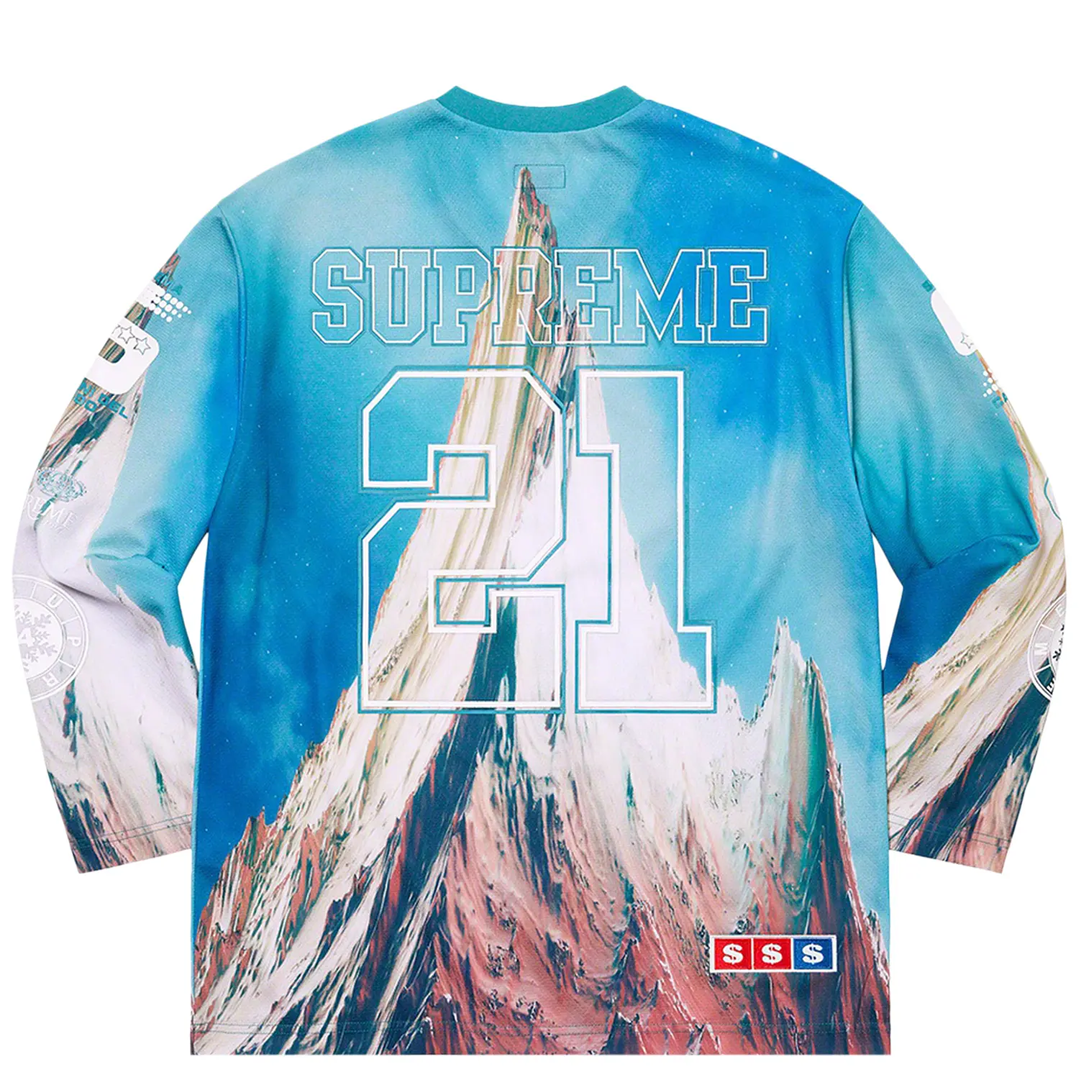 Supreme Mountain Hockey Jersey Blue