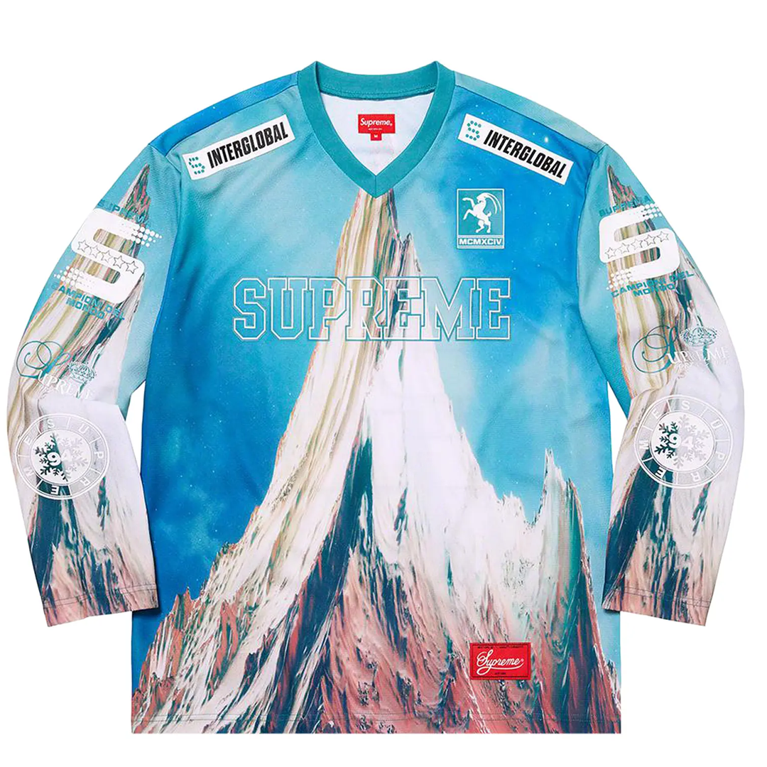 Supreme Mountain Hockey Jersey Blue