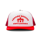 Chrome Hearts King Taco Trucker Hat Red/White