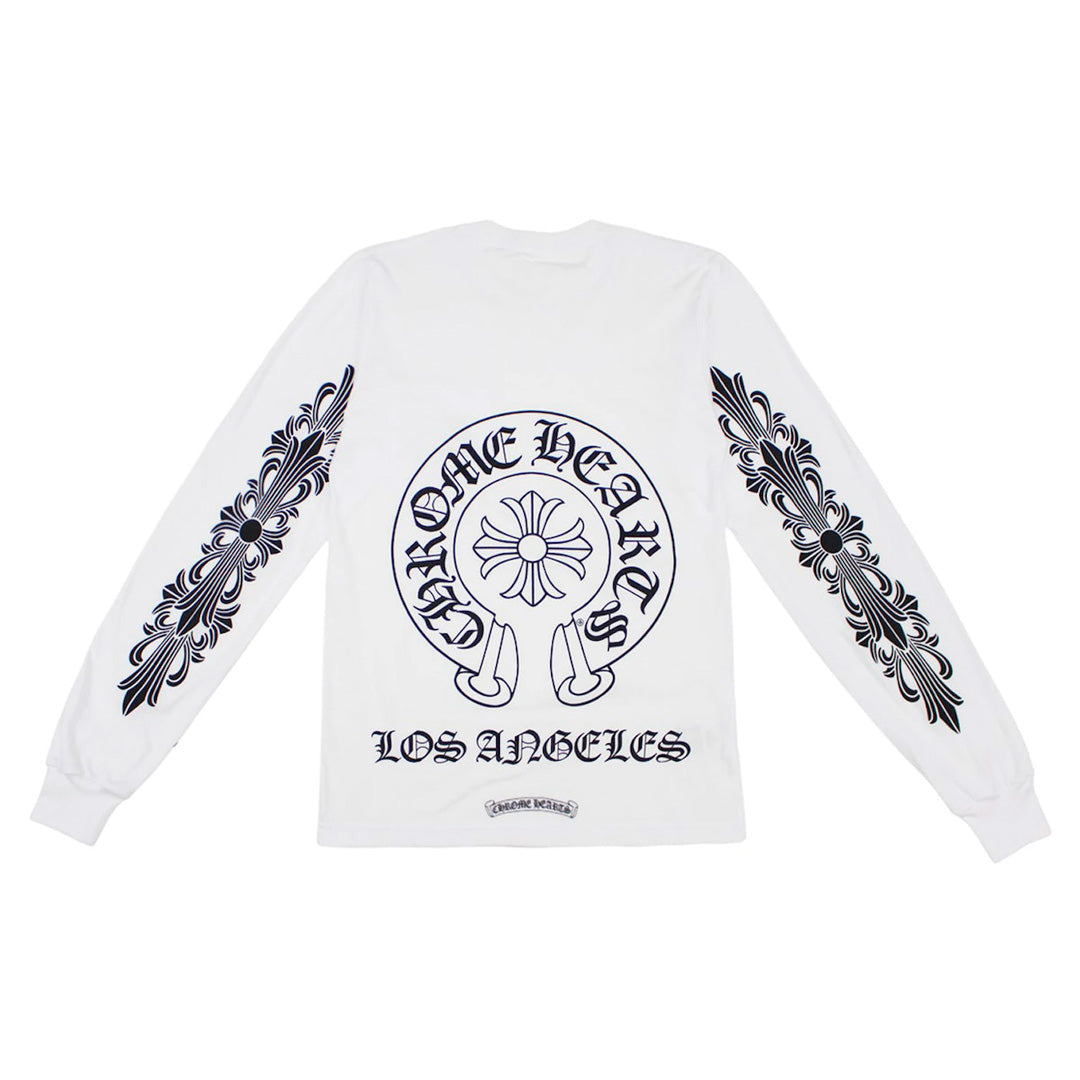 Chrome Hearts Los Angeles Exclusive Horseshoe Long Sleeve T-Shirt