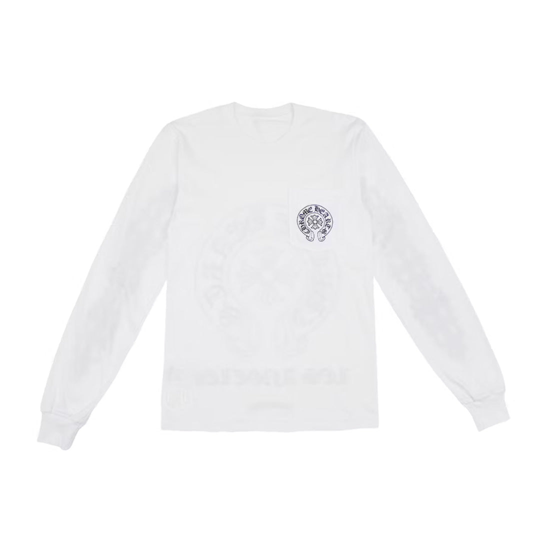 Chrome Hearts Los Angeles Exclusive Horseshoe Long Sleeve T-Shirt