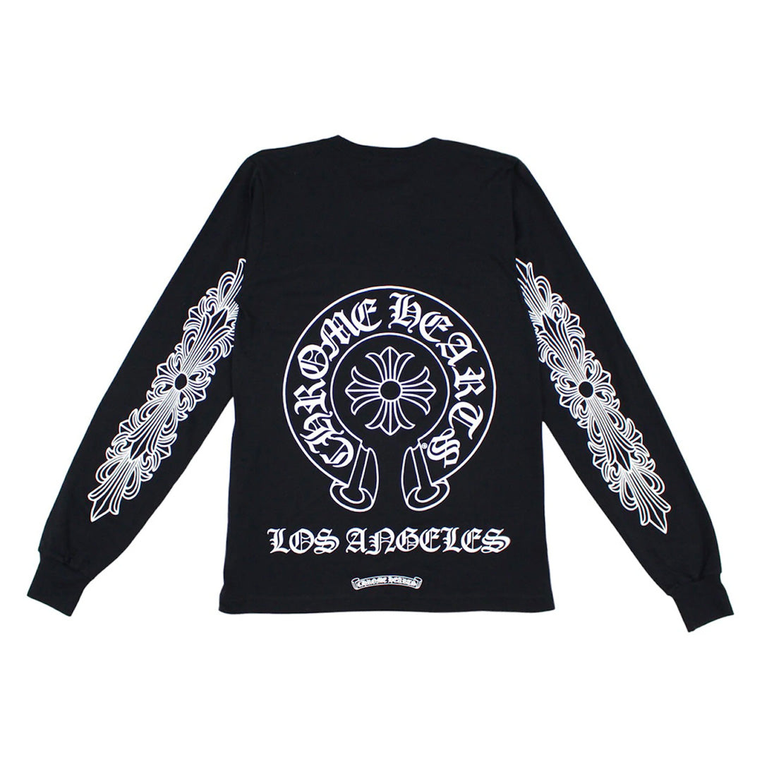 Chrome Hearts Los Angeles Exclusive Long Sleeve T-Shirt Black