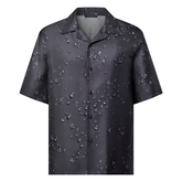 Louis Vuitton Monogram Short-Sleeved Silk Shirt