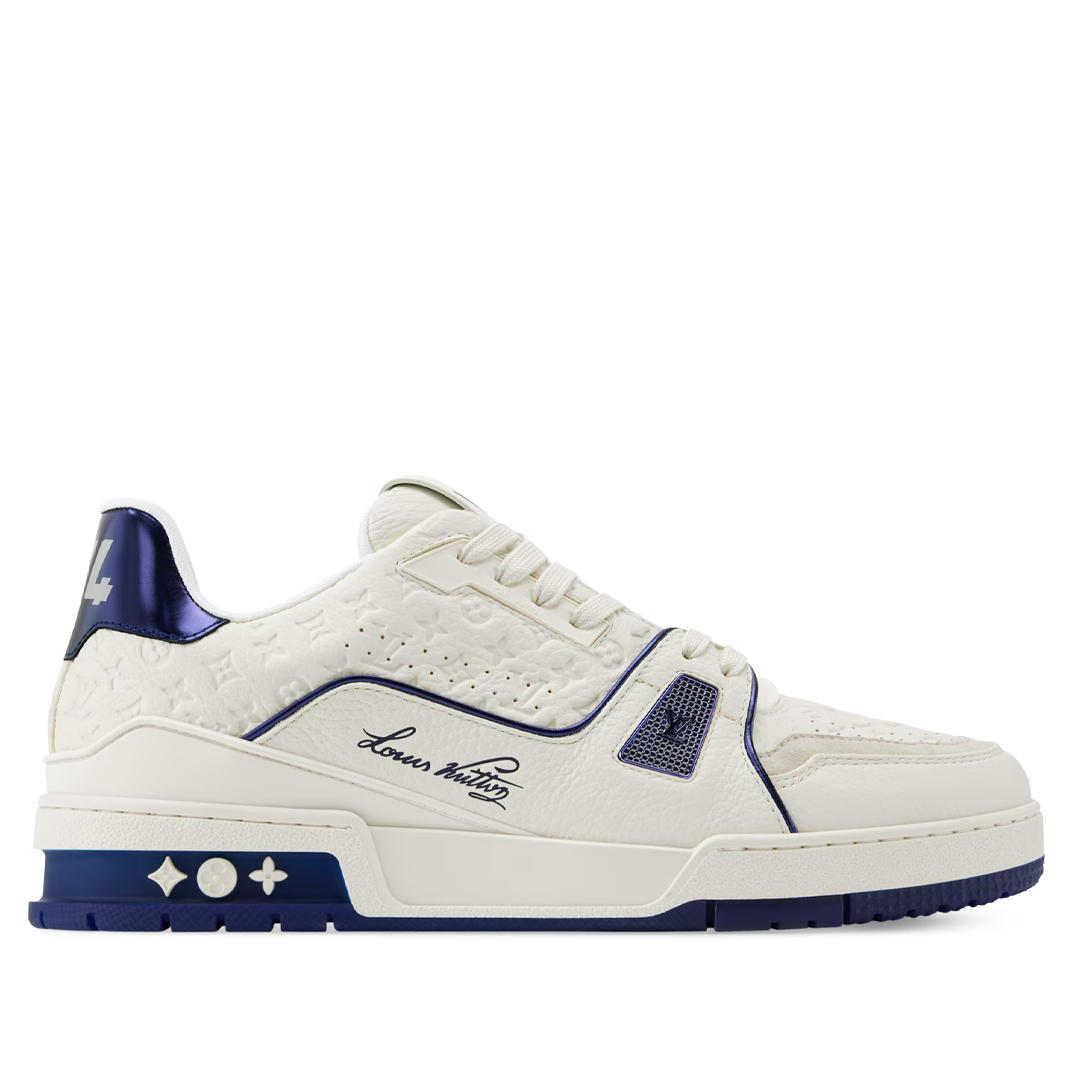 Louis Vuitton LV Trainer Sneaker Cream & Navy