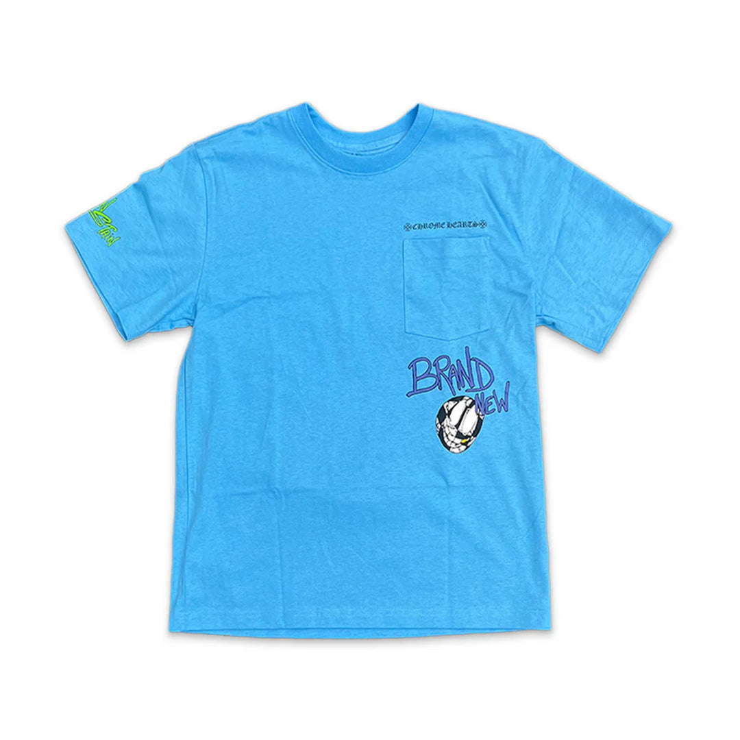 Chrome Hearts Matty Boy Brain New T-Shirt Blue