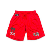 Chrome Hearts Matty Boy Sports Mesh Varsity Shorts Red