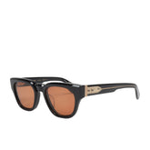 Chrome Hearts "Midixathrill" Mocha Brown/Silver Glasses