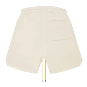 Rhude Script Logo Sweat Shorts Vintage White