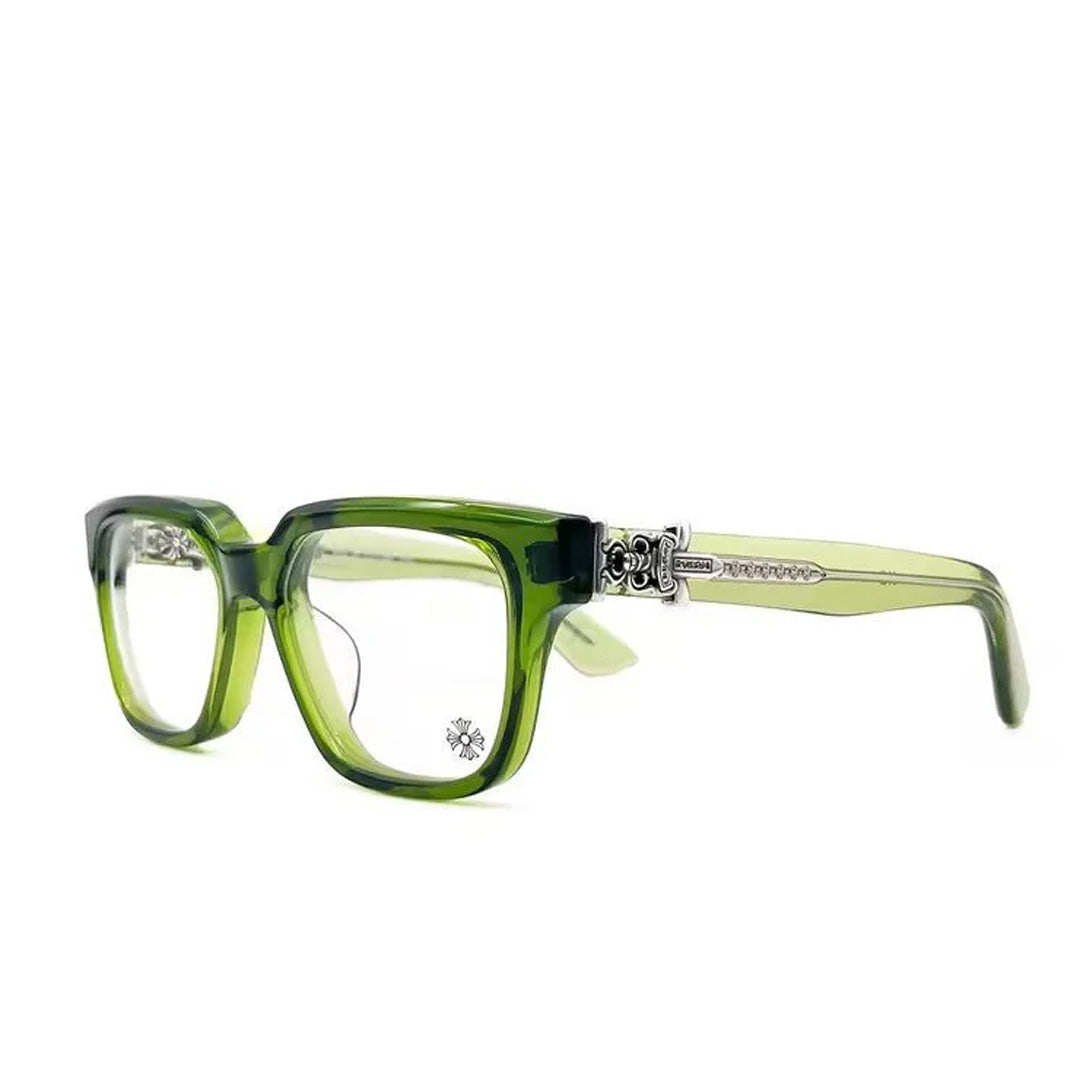 Chrome Hearts "Vagillionaire 2" Green/Silver Glasses