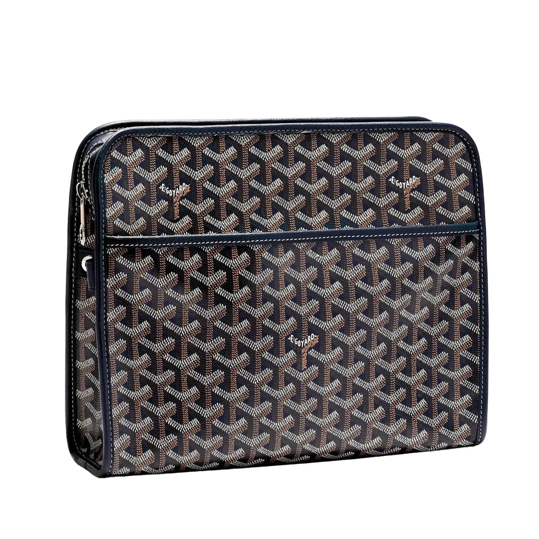 Goyard Jouvence Toiletry GM Bag Navy