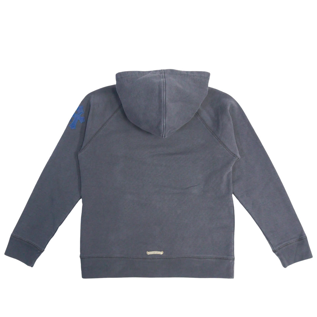 Chrome Hearts Paper Jam Triple Cross Navy Patch Pullover