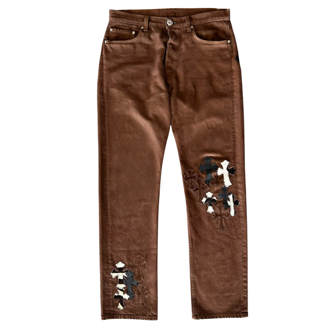 Chrome Hearts Levi's New York Fashion Week Cross Patch Jeans