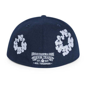 Denim Tears New Era Cotton Wreath 59/50 Cap Navy