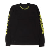 Chrome Hearts Neck Scroll Long Sleeve T-Shirt Black/Green