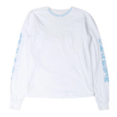 Chrome Hearts Neck Logo Long Sleeve T-Shirt Light Blue