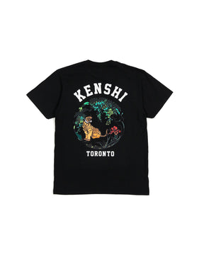 Kenshi Tiger Logo Short Sleeve T-Shirt Black