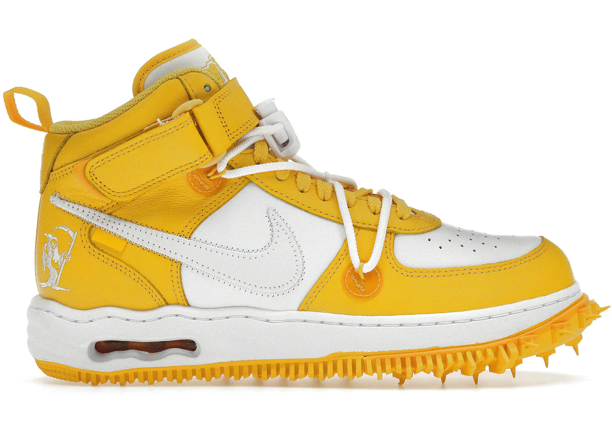 Nike Air Force 1 Mid SP Off-White Varsity Maize (Pre-Owned)