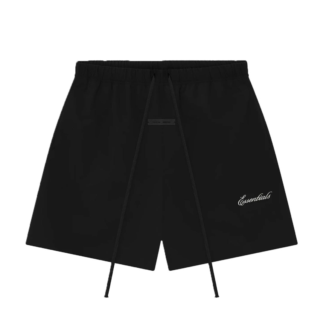Fear Of God Essentials Nylon Shorts (FW25) Black