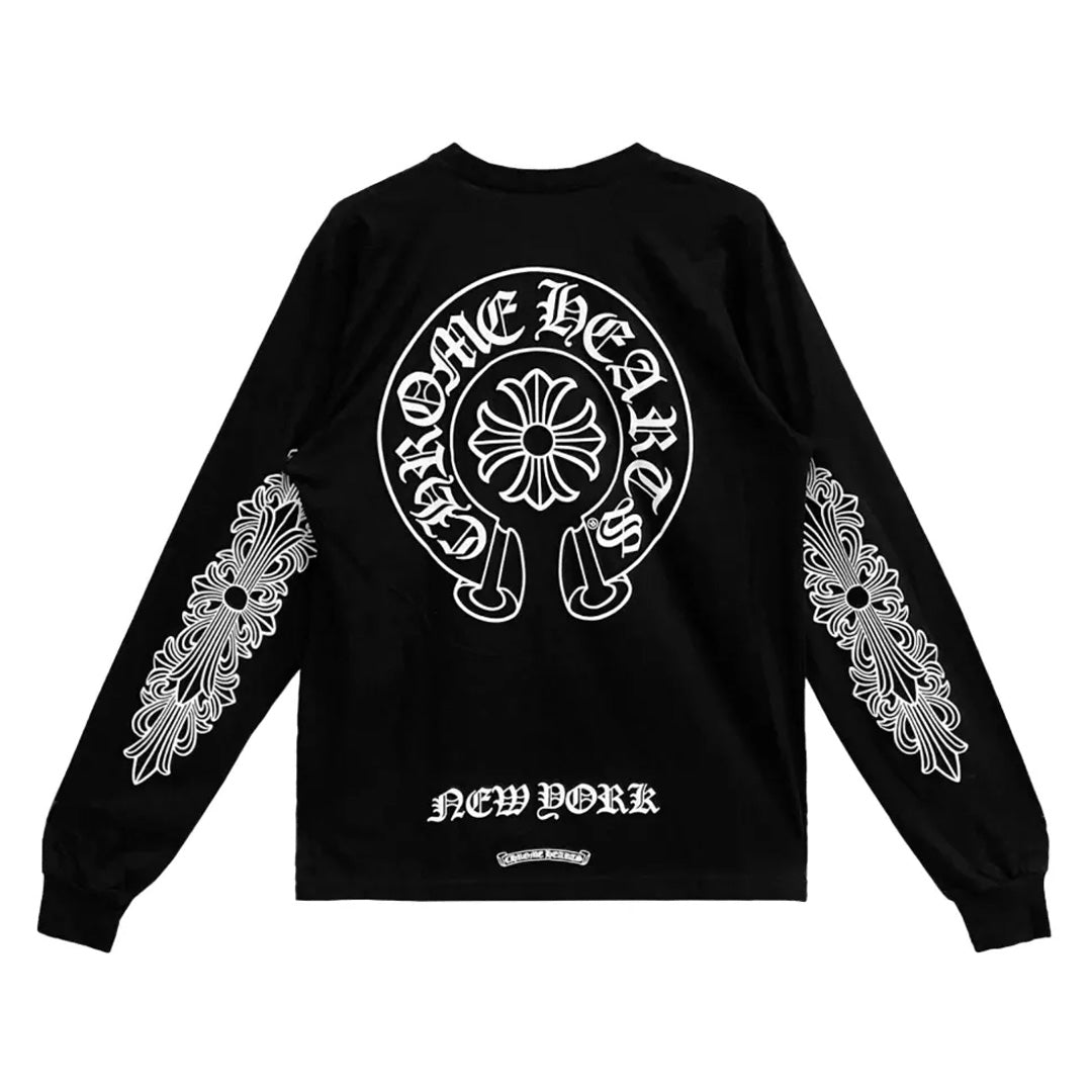 Chrome Hearts New York Exclusive Long Sleeve T-Shirt Black
