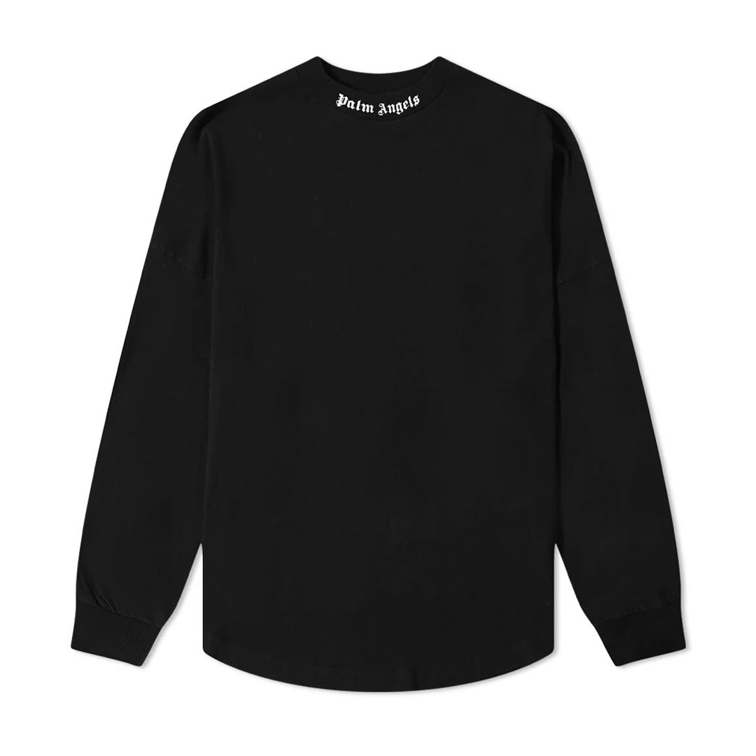 Palm Angels Classic Logo Long Sleeve T-Shirt Black