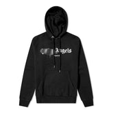 Palm Angels Paris Sprayed Logo Hoodie Black