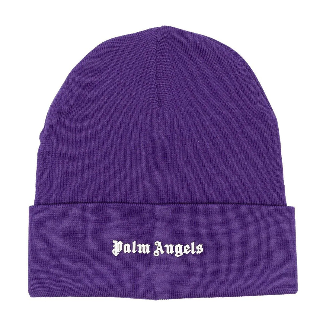 Palm Angels Logo Beanie Purple