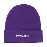 Palm Angels Logo Beanie Purple