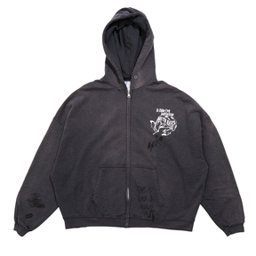 Paly Hollywood Carrying The Message Zip Up Hoodie