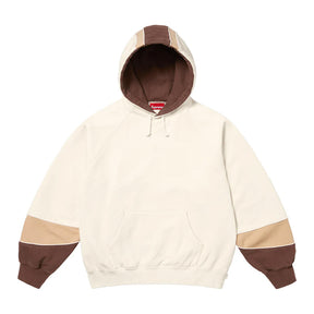 Supreme Paneled Hoodie Natural