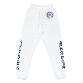 Chrome Hearts Horseshoe Logo Sweats White Blue