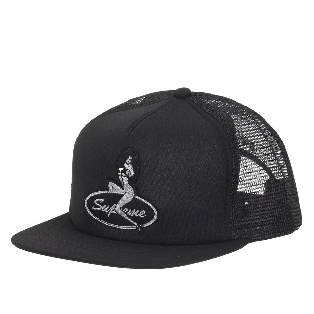 Supreme Pinup Mesh Back 5-Panel Black