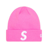 Supreme New Era S Logo Beanie Pink