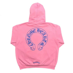 Chrome Hearts Pink Blue Floral Hoodie