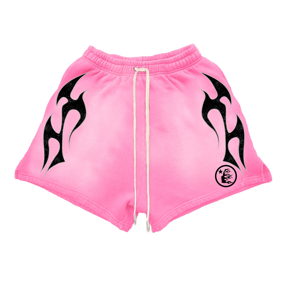Hellstar Flame Shorts Pink