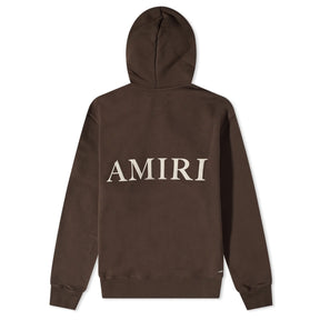 Amiri Puff Logo Hoodie Brown