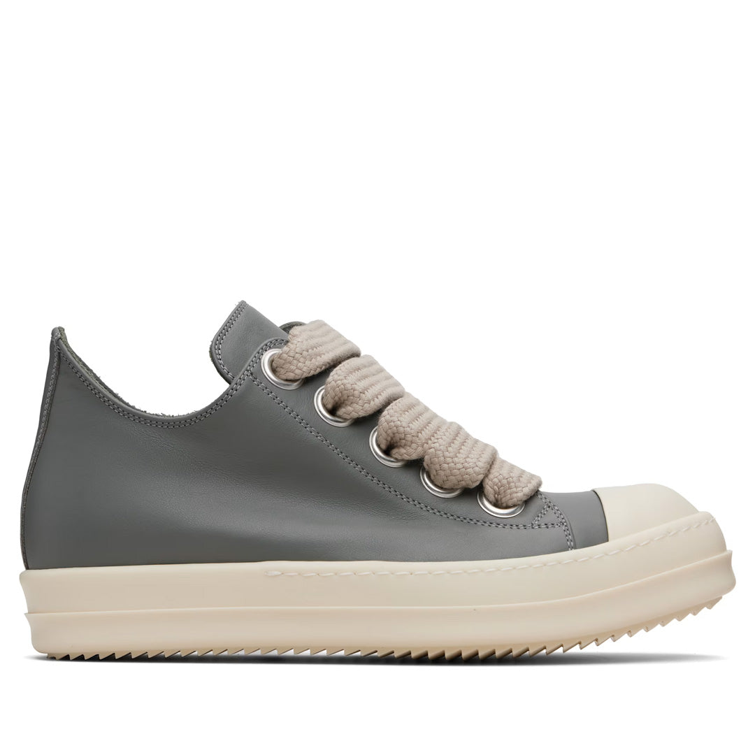 Rick Owens 'Grey' Jumbolaced Low Sneakers