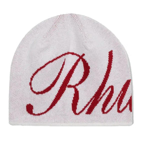 Rhude Script Beanie Red