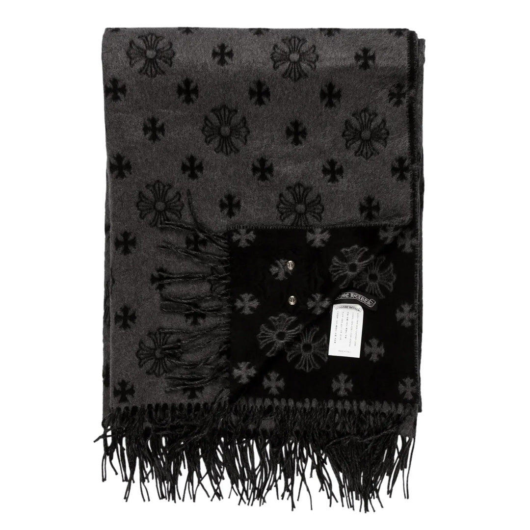 Chrome Hearts Logo Silk Throw Blanket