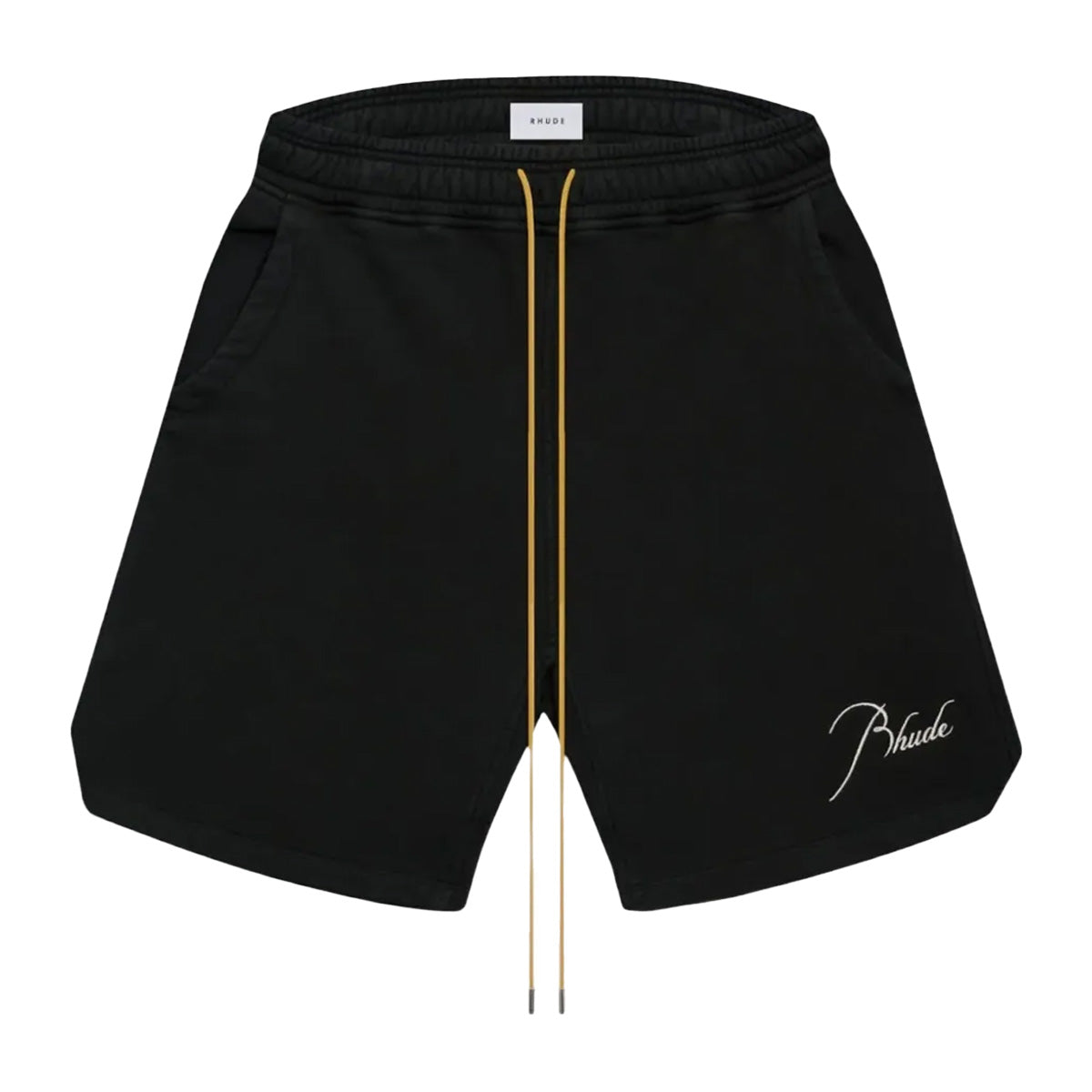Rhude Script Logo Sweat Shorts Vintage Black