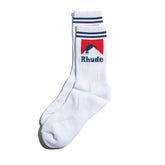 Rhude Moonlight Socks Red White Blue