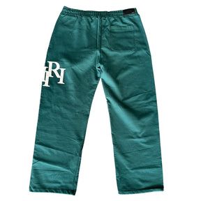 Amiri Staggered Sweatpants Forest Green