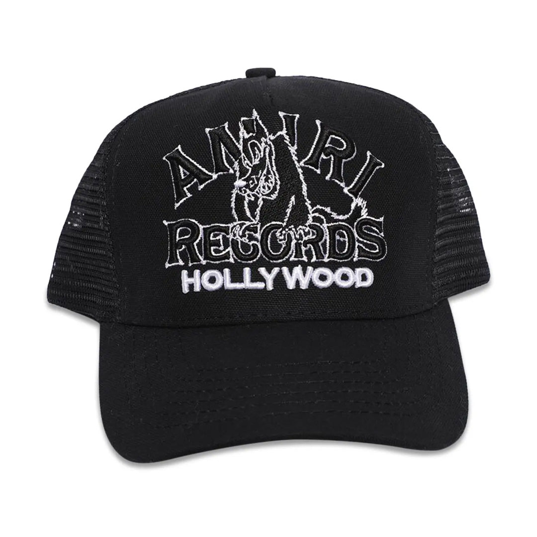 Amiri Records Wolf Trucker Hat