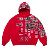 Supreme League Champs Zip Up Hoodie Red