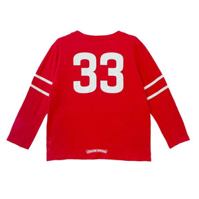 Chrome Hearts 33 Horseshoe Logo Long Sleeve T-Shirt (Womens) Red