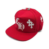 Chrome Hearts CH Multi Patch Trucker Hat Red/White